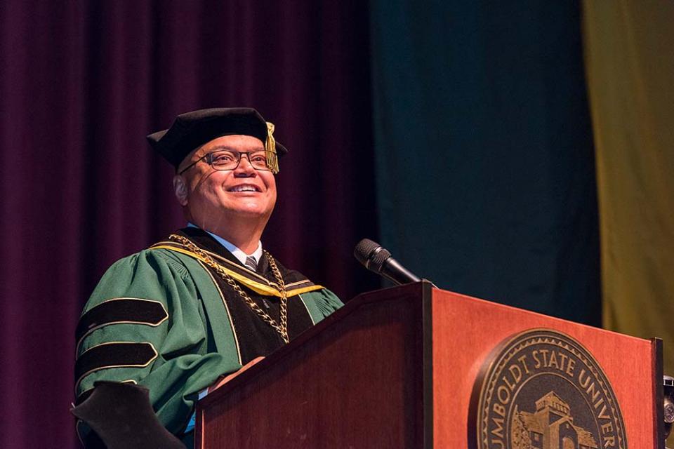 President Jackson delivering remarks in JVD
